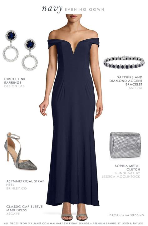 navy blue dress accessories wedding.